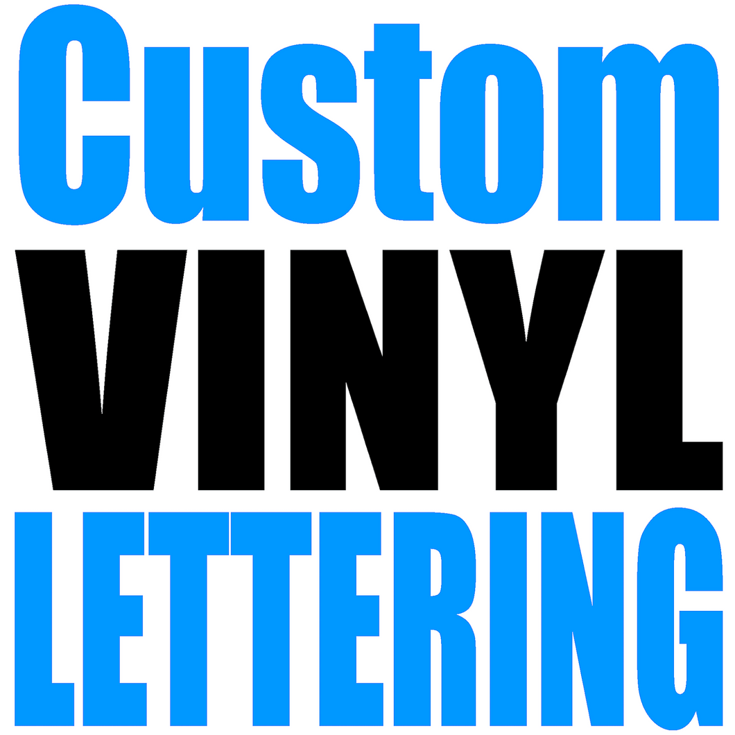 custom vinyl lettering